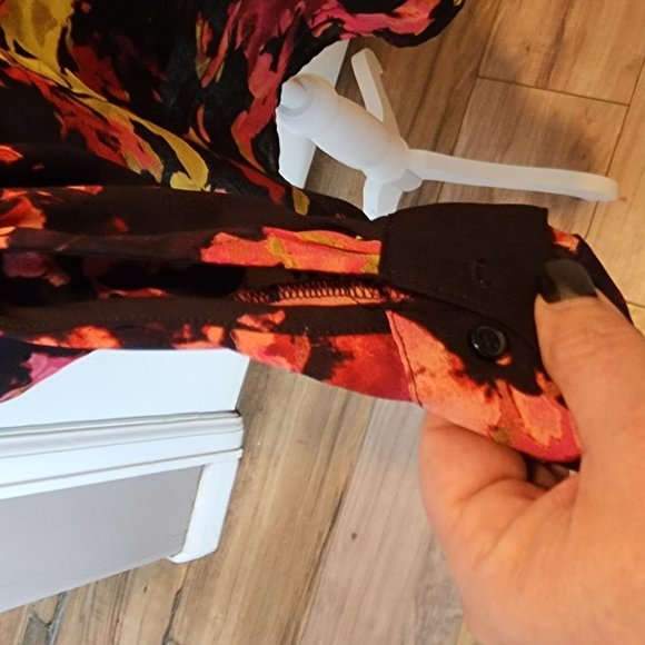 Ava & Viv Black/Multi Tunic Blouse - Picture 4 of 6